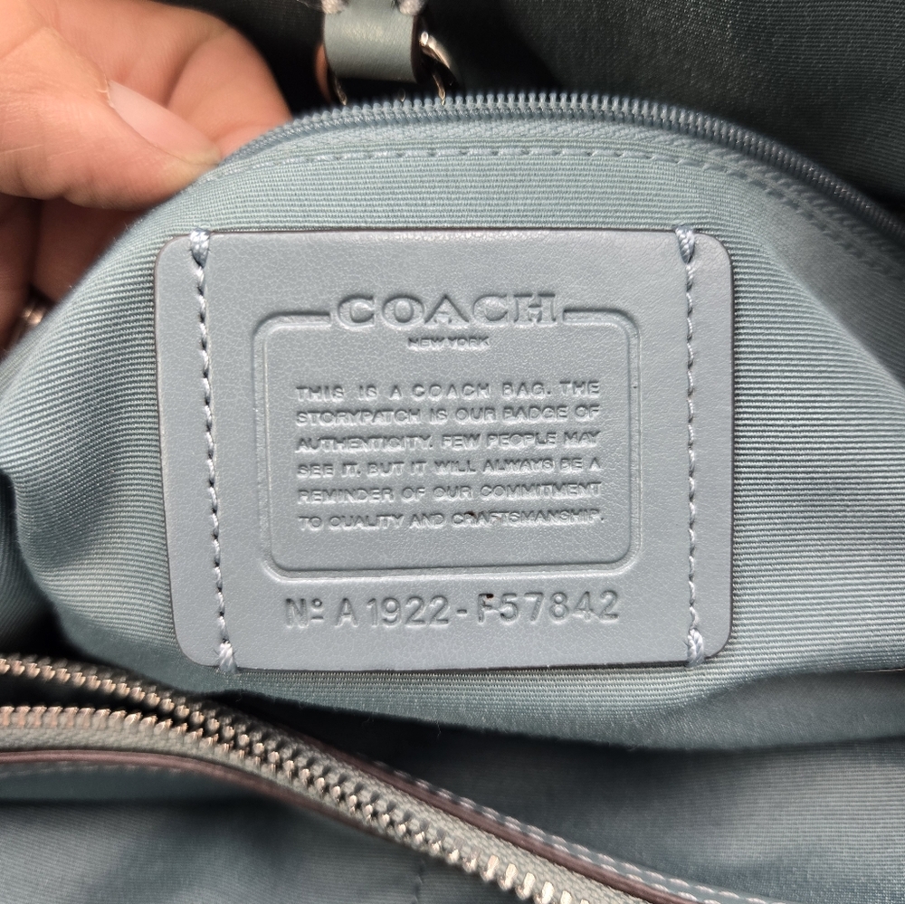 Coach PVC Drawstring Carryall Canvas - Picture 13 of 16